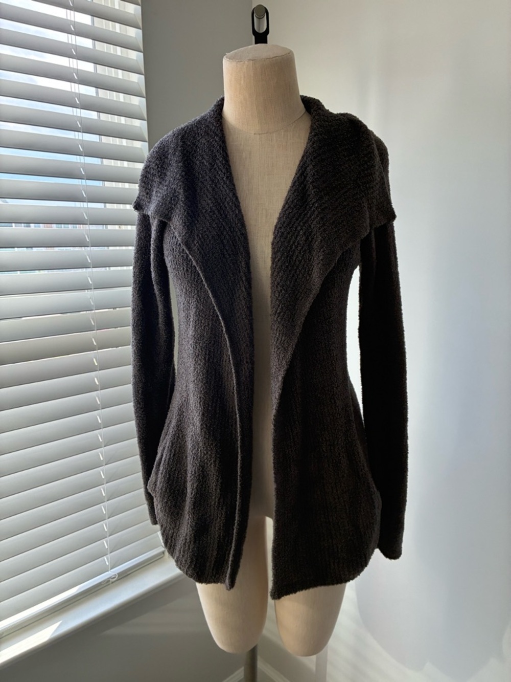 Barefoot Dreams Women's CozyChic Lite Grey Circle Cardigan